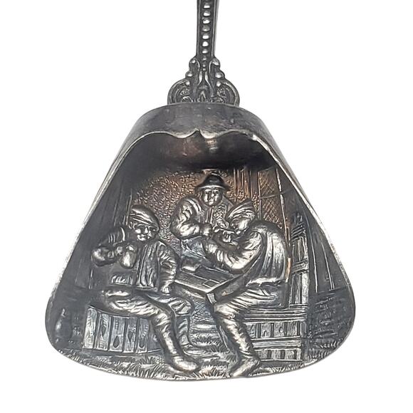 Holland Souvenir Silverplate Sugar Souvenir Collector Spoon 4.5" Vtg - Picture 2 of 8